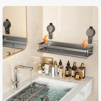 Drill Suction Cup Rack – Bathroom Shelf Toilet