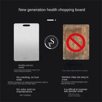 Stainless Steel Panel Chopping Board – Kitchen Household Thickened