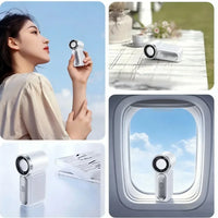 100-speed Mini Handheld Fan – High-speed Turbo Blower