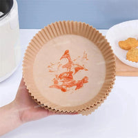 100-piece Air Fryer – Disposable Paper Non-stick
