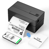 Thermal Label Printer -4x6 Shipping Label Printer for Small Business, Home Use - Compatible with Android, iPhone and Windows