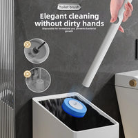 Cleaning Kit Disposable Toilet Accessory – Brush Wall Mounted