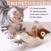 Hot Simulated Bird Cat Accessory – Toy Interactive Toys