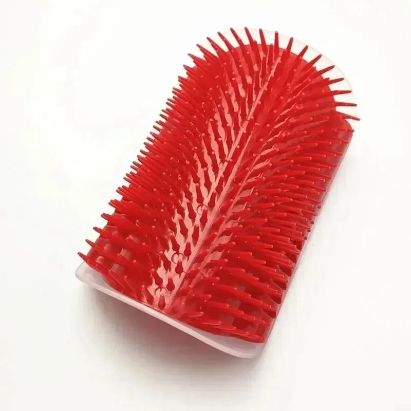 Wall Mount Corner Cat Accessory – Self Groomer Comb