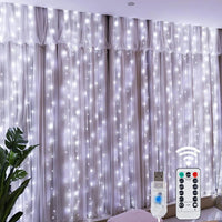LED Fairy String Curtain – Lights Mode Remote