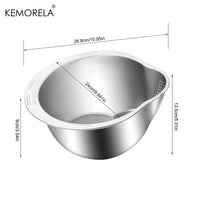 Rice Washer Strainer – Bowl Stainless Steel