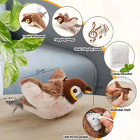 Hot Simulated Bird Cat Accessory – Toy Interactive Toys