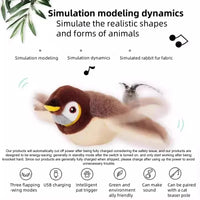 Hot Simulated Bird Cat Accessory – Toy Interactive Toys