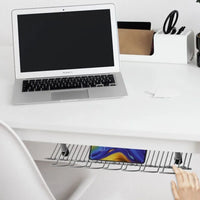 Under Desk Cable Management Tray – Power Strip & Cord Organizer