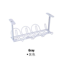 Under Desk Cable Management Tray – Power Strip & Cord Organizer
