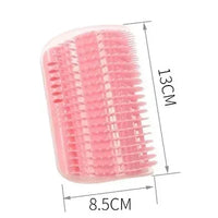Wall Mount Corner Cat Accessory – Self Groomer Comb