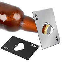 Poker Shaped Bottle Can Opener – Stainless Steel Credit