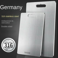Stainless Steel Panel Chopping Board – Kitchen Household Thickened