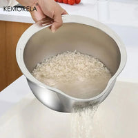 Rice Washer Strainer – Bowl Stainless Steel