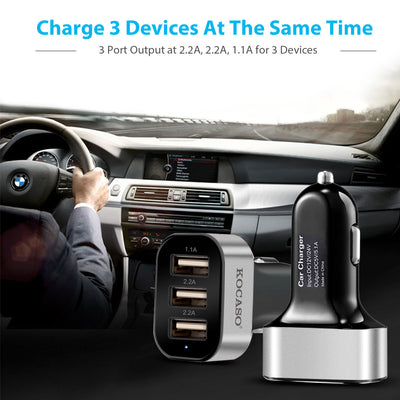 3-Port USB Car Charger - Best Premium Tech Deal | Everyday Home Deal