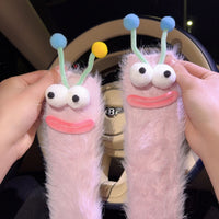 Womens Quirky Coral Fleece Mid-calf Socks