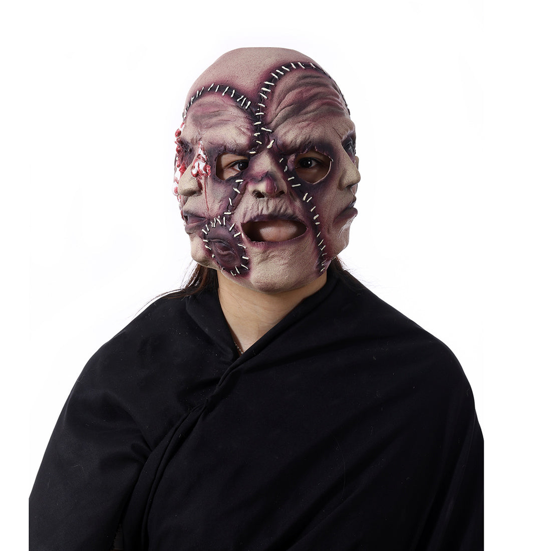 Halloween Three-sided Grimace Horror Mask Cosplay Mask Party Scary Mask Prop | Everyday Home Deal