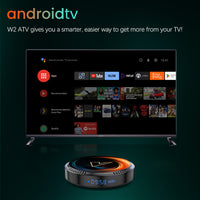 W2 ATV Androidtv11 Smart TVBox AmlogicS905W2 Dual Wifi