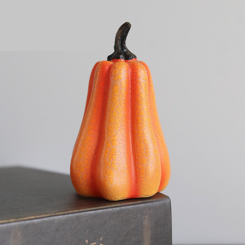 New Halloween Pumpkin Lantern Simulation Pumpkin LED Candle Lamp Resin Luminous Pumpkin | Everyday Home Deal