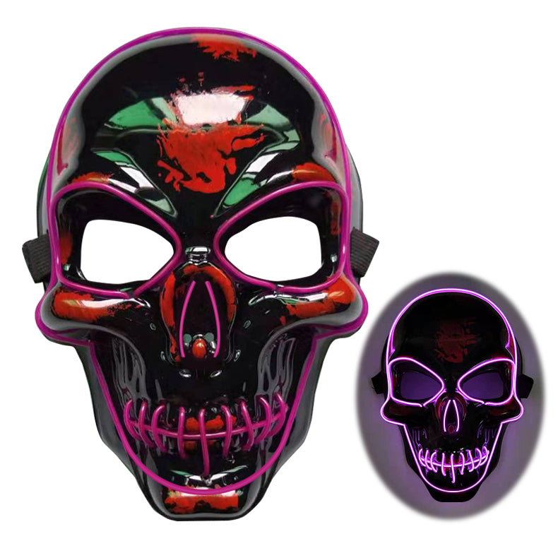 Halloween Skeleton Mask LED Glow Scary Mask | Everyday Home Deal
