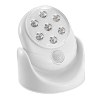 1Pc Wireless LED Spotlight Night Lamp 360 Degree Rotatable With 90 Degree Motion Sensor Battery Operated With 23ft Sensing Range For Closet Bathroom