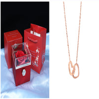 Rotating Soap Flower Rose Gift Box Creative Rotating Rose Jewelry Packaging Box Valentine's Day Gift For Women | Everyday Home Deal
