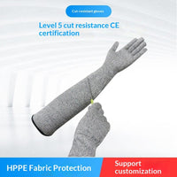 Anti-bite Anti-cut Sleeve Guards Puncture-resistant Work Gloves For Construction Sites