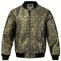Mens Stylish Trendy Jacket With A Stand-up Collar