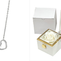 Rotating Soap Flower Rose Gift Box Creative Rotating Rose Jewelry Packaging Box Valentine's Day Gift For Women | Everyday Home Deal