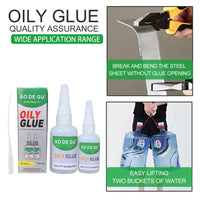 4PCS Welding High Strength Oily Glue,Universal Glue ,Super Glue Strong Glue For Resin Ceramic Metal Glass Leather,20g