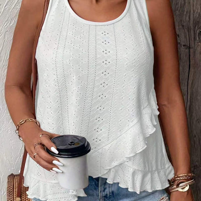 Eyelet Tank Top - Premium Best Deal | Everyday Home Deal