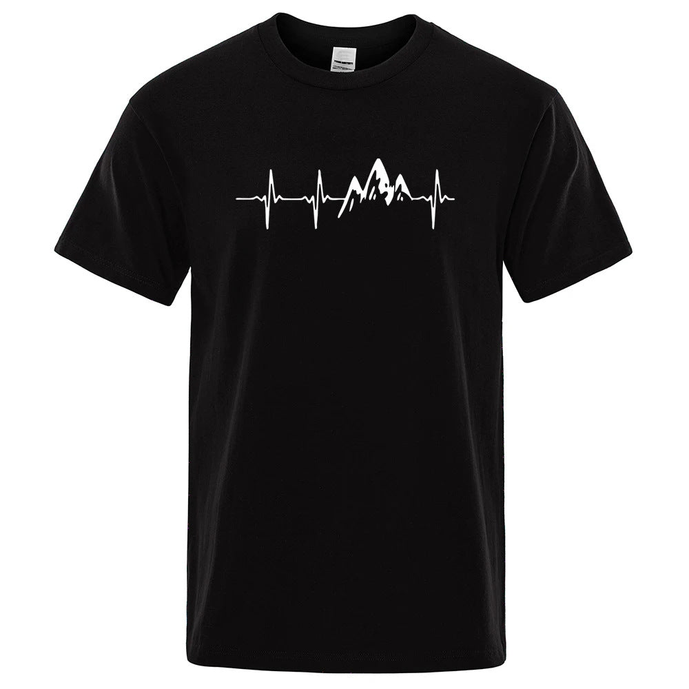 Mountain ECG Short-sleeve - Premium Best Deal | Everyday Home Deal