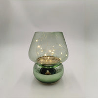 Glass Mushroom Battery-Powered Lamp -Cute Mushroom Shape, Compact Portable Without Restraints, Adding Warmth To Any Corner Battery Not Included