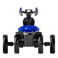 12V Electric Kids Pedal Go Kart, Folder Go Kart, Outdoor Ride On Toy With Adjustable Seat, 4 Non-Slip EVA Wheels For Boys And Girls For Age 3-6 Years Old -Blue