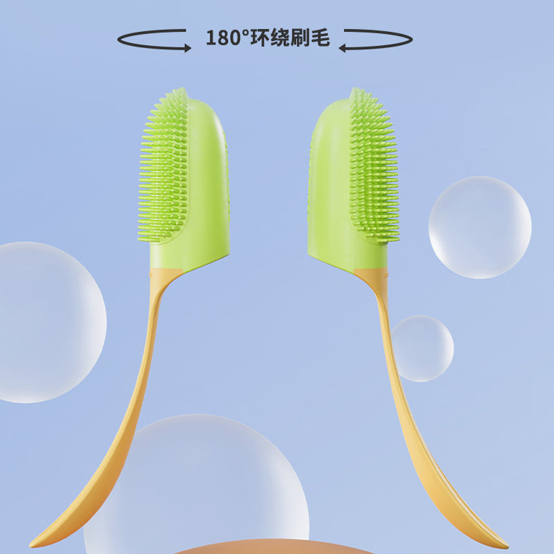 Dog Tooth Cleaning Brush Care Finger Wrap Cat Dog Oral Cleaning Toothbrush Tool Silicone Dog Cat Finger Toothbrush Supplies Pet Products | Everyday Home Deal