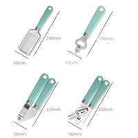 Stainless Steel Kitchen Utensils with Plastic Handles | Cooking Tools | Everyday Home Deal