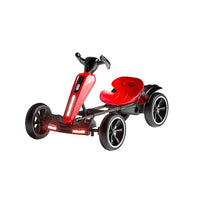 12V Electric Kids Pedal Go Kart, Folder Go Kart, Outdoor Ride On Toy With Adjustable Seat, 4 Non-Slip EVA Wheels For Boys And Girls Aged 3-6 Years Old, Red