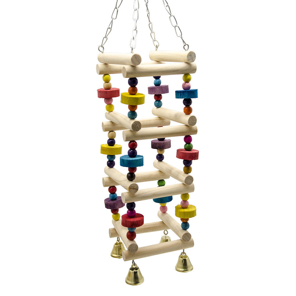 Parakeet Bird Toy Amusement Park Swing Stand | Everyday Home Deal