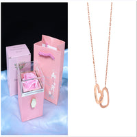 Rotating Soap Flower Rose Gift Box Creative Rotating Rose Jewelry Packaging Box Valentine's Day Gift For Women | Everyday Home Deal