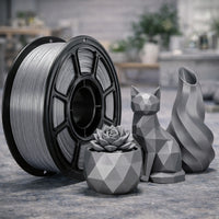 Silk PLA Filament 1.75mm, 1.1kg Spool, Glossy Shiny Finish, Smooth Printing 3D Printer Filament