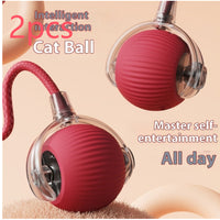 Electric Cat Toy Automatic Cat Ball Self-entertainment Rolling Ball