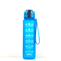 1000ml Transparent Kawaii Water Bottle with Infuser | BPA-Free Sports Flask | Everyday Home Deal