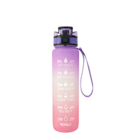 1000ml Transparent Kawaii Water Bottle with Infuser | BPA-Free Sports Flask | Everyday Home Deal