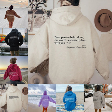 Dear Person Behind Me Hoodie - Best Premium Hoodie Deal | Everyday Home Deal
