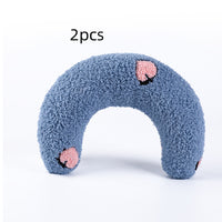 U-shaped Cat Toy Pillow To Protect Cervical Vertebra Pet Sleeping Pillow Soft Sounding Deep Sleep