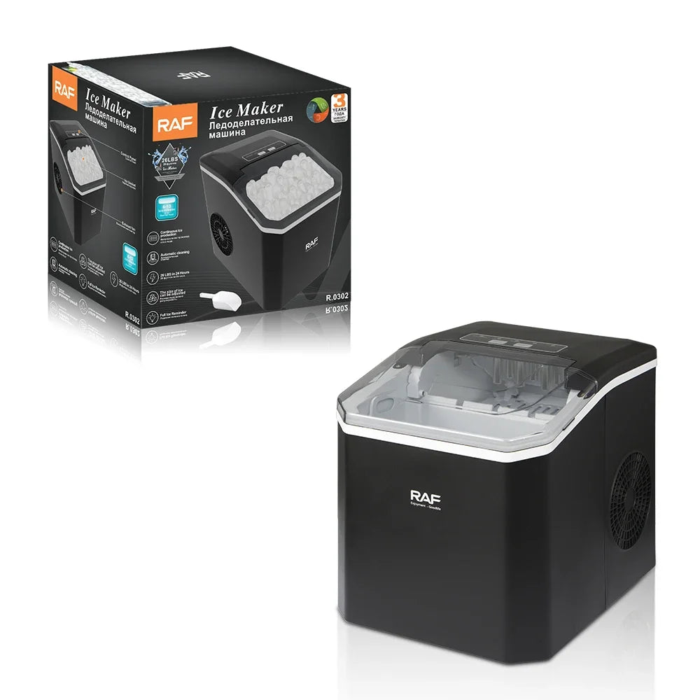 Countertop Crushed Ice Chewable Ice Cube Maker Machine Automatic Ice Maker