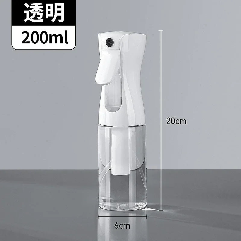 200Ml High Pressure Continuous Spray Bottle Hair Care Makeup Water Replenishing Bottle Separate Bottle Press Mist Spray Bottle