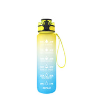 1000ml Transparent Kawaii Water Bottle with Infuser | BPA-Free Sports Flask | Everyday Home Deal