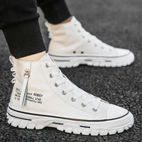 Men's Premium Autumn Korean Classic High-Top Canvas Board Shoes — Premium Footwear Deal | Everyday Home Deal