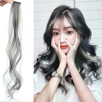 Gradient Female Long Curly Hair Wig Patch